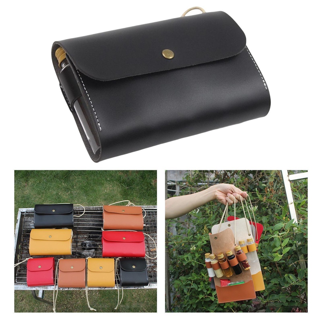 KUNHEV Bộ Túi Đựng Gia Vị Cắm Trại Tiện Dụng