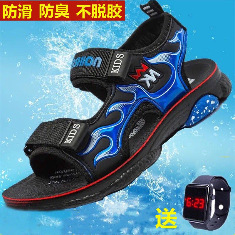 Xăng đan Mềm Mại Thời Trang Cho Bé Trai 2021 6-9 10 Tuổi