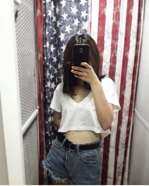 ÁO CRT cổ tym basic tay cộc 4 màu