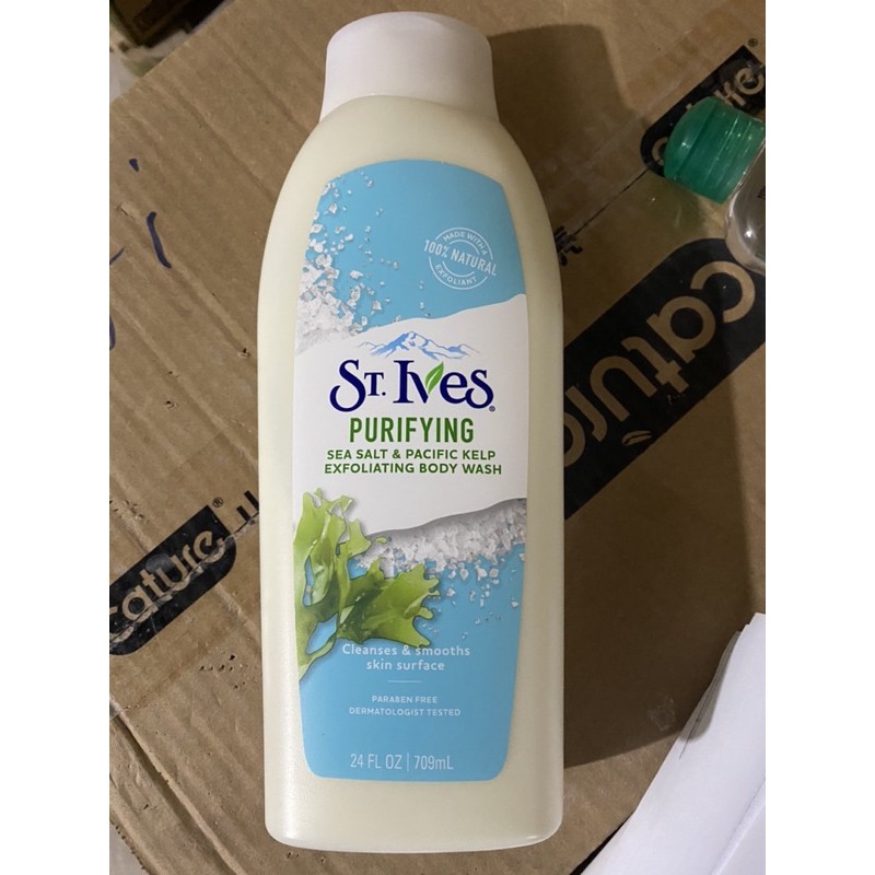 sữa tắm st.ives bản mới Muối Biển 709ml