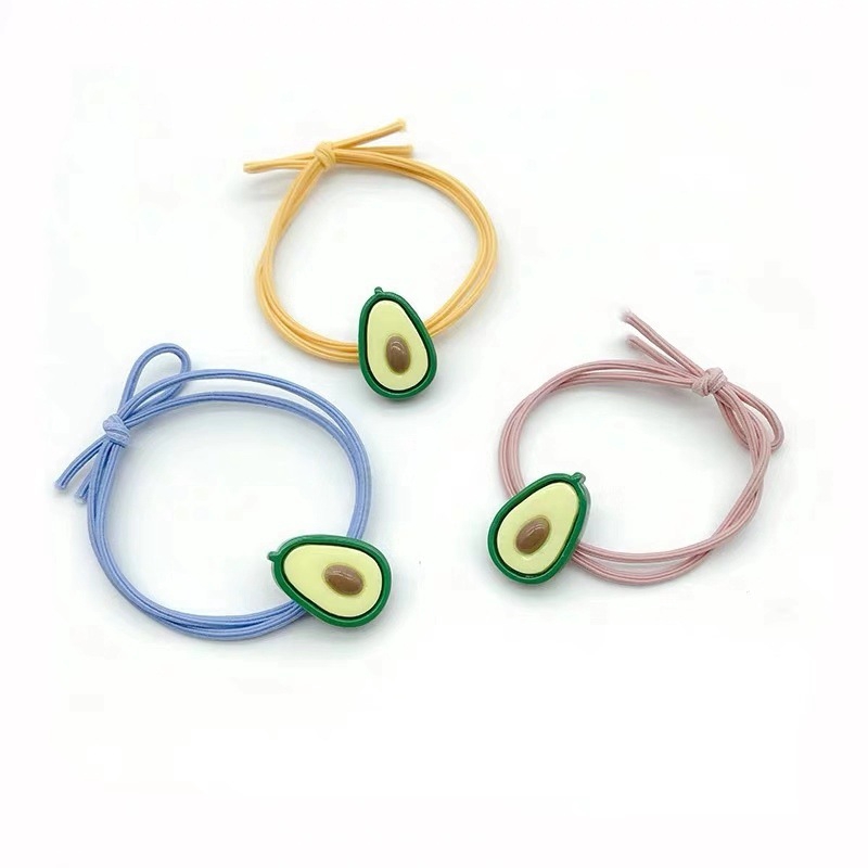 Dây buộc tóc hình quả bơ dễ thương