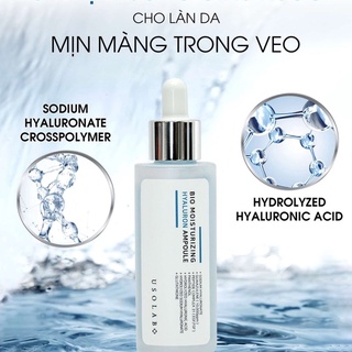 Serum HA Usolab Bio Moisturizing Hyaluron Ampoule - Tinh chất căng bóng HA 50ml