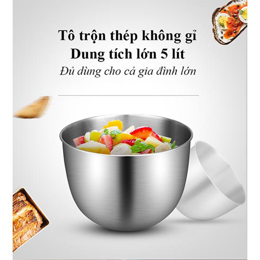 Máy trộn bột, nhồi bột, đánh trứng tự động Shinechef