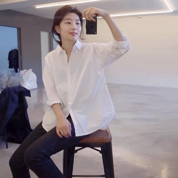 Sơ mi đuôi tôm trắng | BigBuy360 - bigbuy360.vn