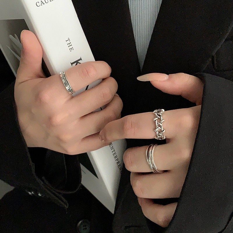 Nhẫn Đeo Tay Thời Trang Hip Hop Sành Điệu Cho Nữ