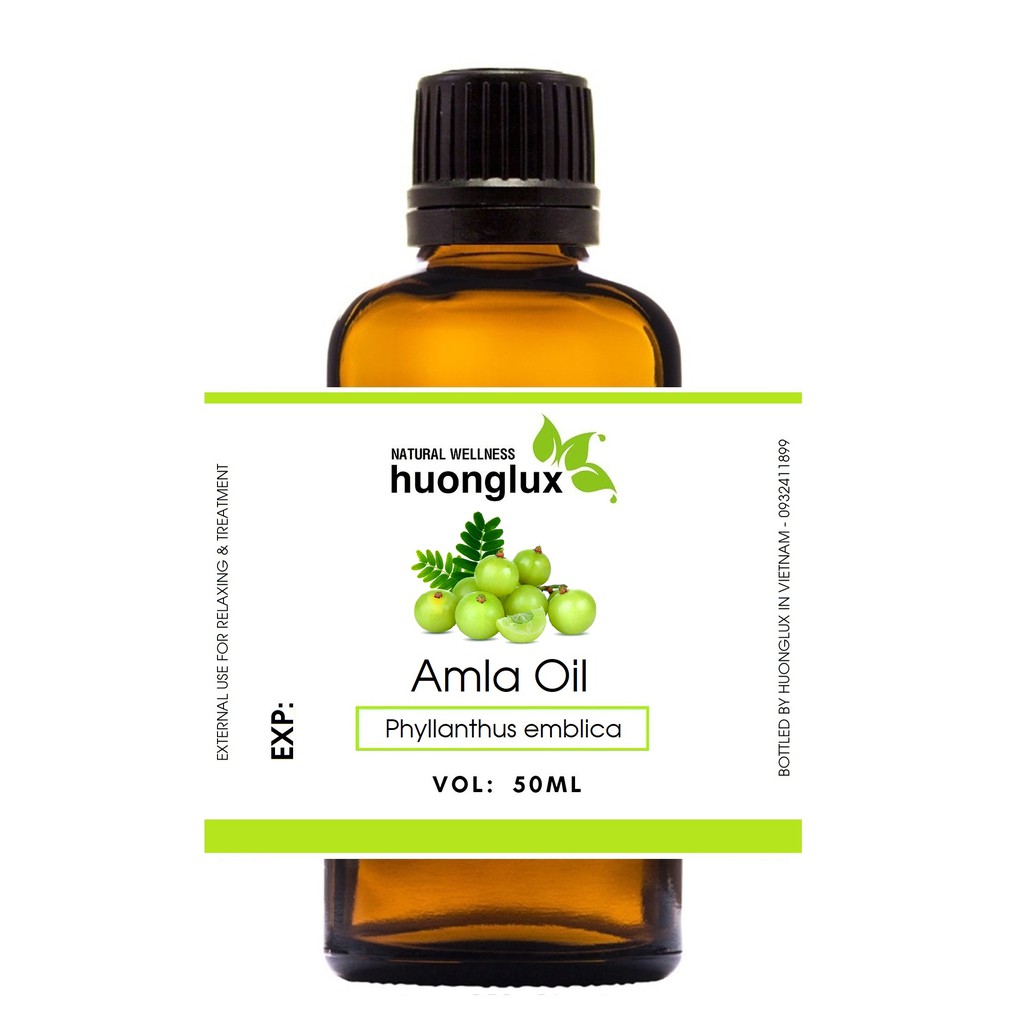 Organic dầu Amla oil kích mọc và chống lão hóa tóc (Indian Gooseberry)