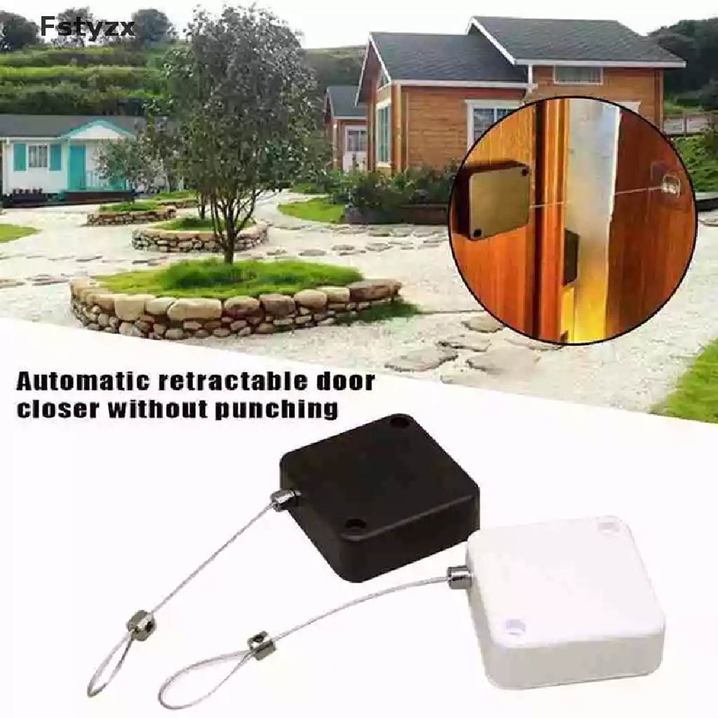 Fstyzx Punch-free Automatic Sensor Door Closer Automatically Close for All Doors FY