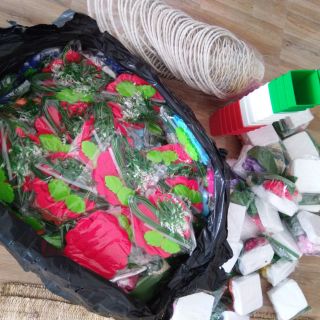 Bỏ sỉ nguyên liệu làm hoa giấy lụa
