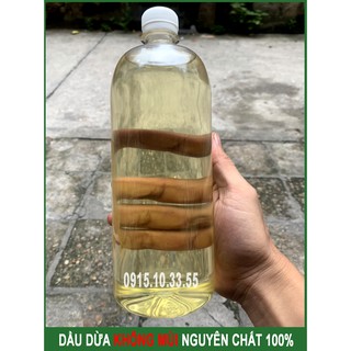1 LÍT - Dầu Dừa Bến Tre Không Mùi , nguyên chất 100%  Massge, dưỡng tóc,