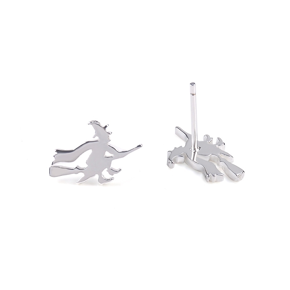 Cặp khuyên tai bằng hợp kim kiểu phù thủy đầy cá tính