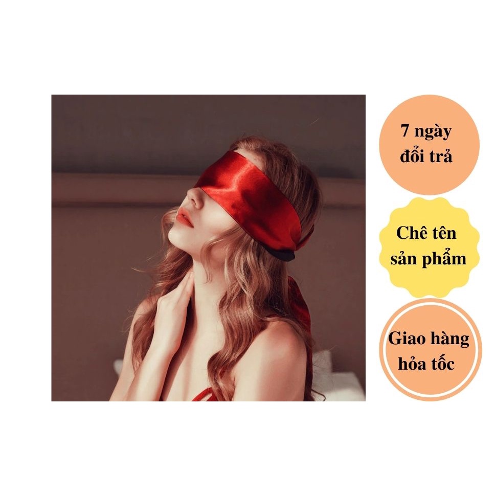 Bịt mắt sexy dành cho các cặp đôi giúp thăng hoa cuộc yêu, bịt mắt chất liệu lụa mềm mịn - Gtin