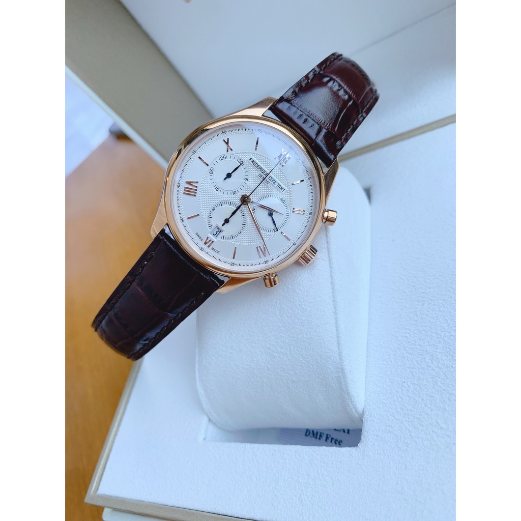 Đồng hồ nam chính hãng Frederique Constant FC-292MV5B4 - Máy Quartz pin - Kính Sapphire