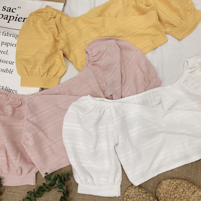 [Corn9] ÁO TAY PHỒNG ĐẮP CHÉO