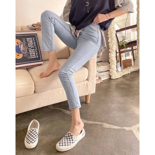 Quần bò ống đứng co giãn (Jennie Jeans ver 2)