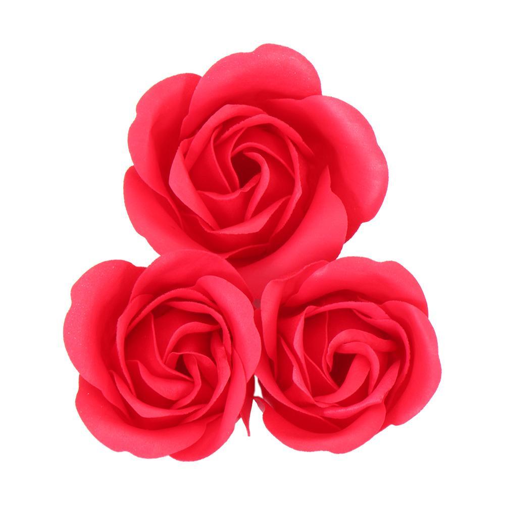 KUNHEV Set 81 Bông Hoa Hồng Sáp Lãng Mạn Trang Trí Tiệc Cưới / Valentine