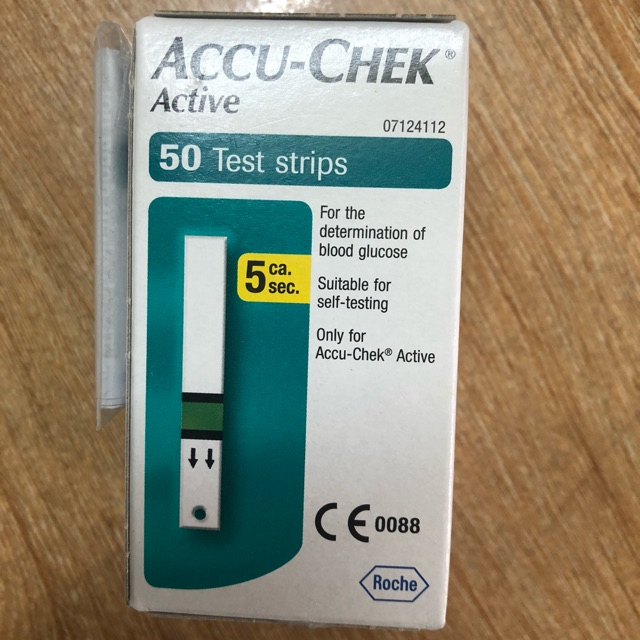 Que Thử Đường Huyết ACCU-CHEK ACTIVE 50