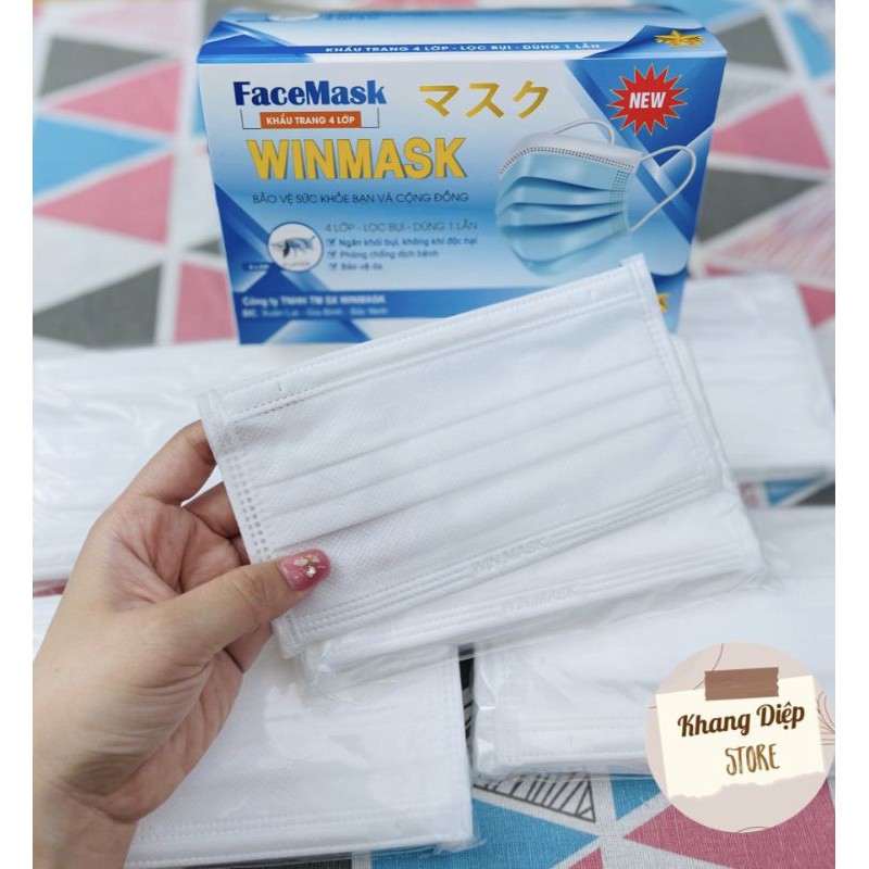 Hộp 50c khẩu trang y tế 4 lớp | BigBuy360 - bigbuy360.vn