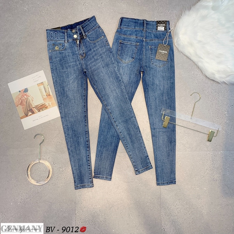 Quần bò ôm trơn lên dáng siêu đẹp. Size S M L