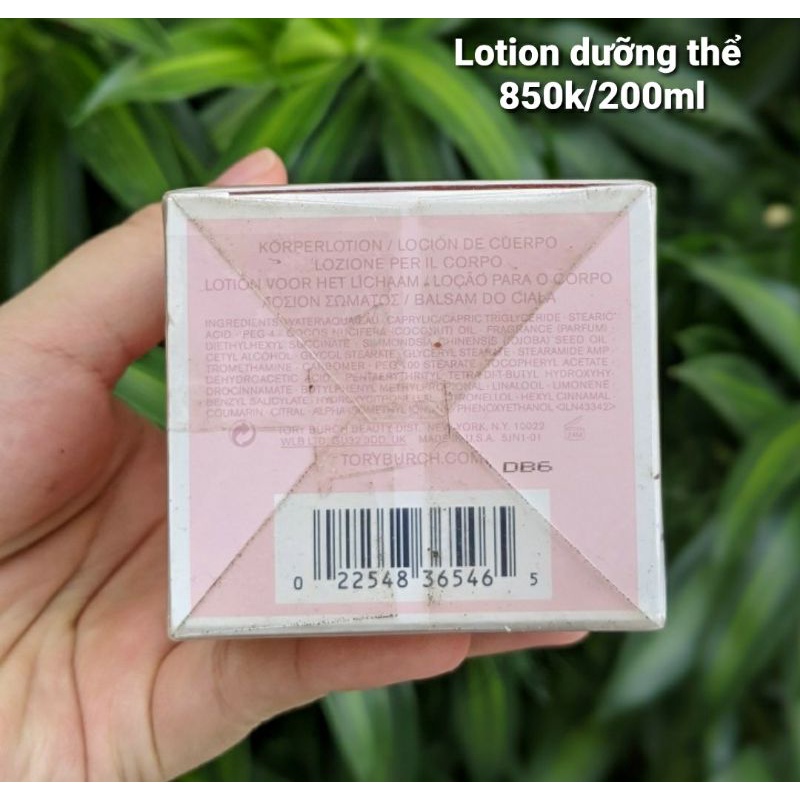 Lotion dưỡng thể hương nước hoa Tory Burch Love Relentlessly Body Lotion