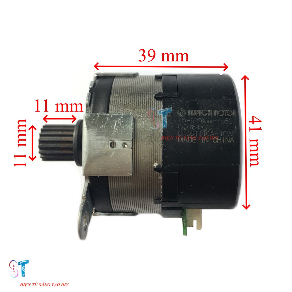 Động cơ không chổi than (brushless motor) 12v-24v 10w, 20w trục 5mm chế quạt cánh 30cm