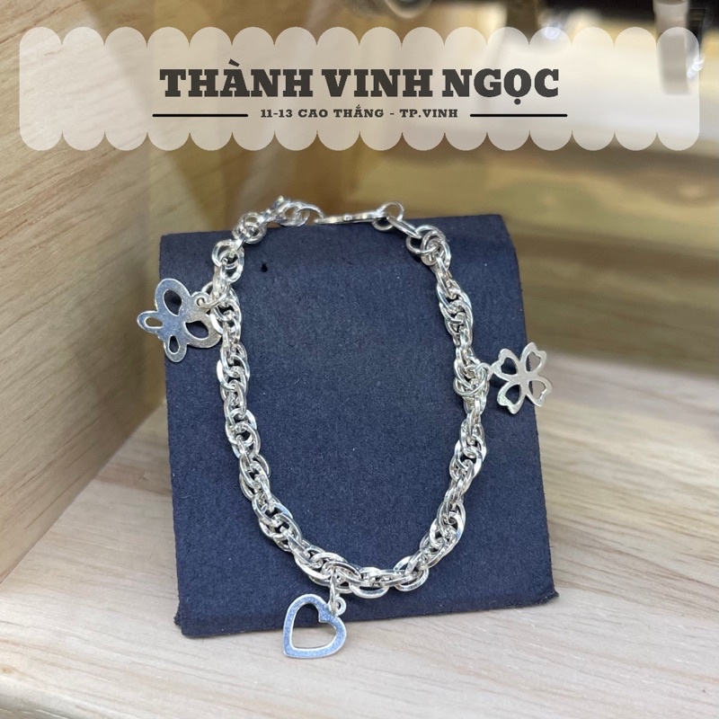 Vòng / Lắc Tay Chân Bạc cho Bé (kèm video sản phẩm)
