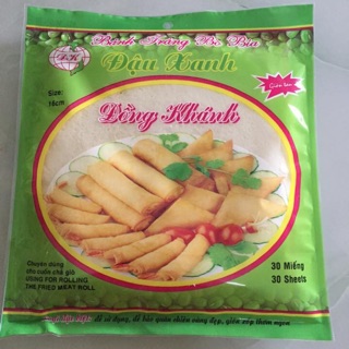 Combo 10 gói (gói 30 chiếc) vỏ bánh đậu xanh rán nem cực ngon và giòn