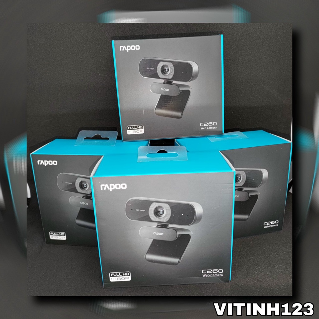 Webcam Rapoo C260 FullHD 1080p