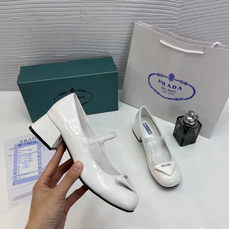 Giày cao gót pra da 3p fullbox