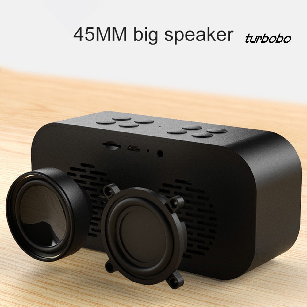 Loa Bluetooth Siêu Trầm Không Dây Yx-Bt501 Tích Hợp Đồng Hồ Báo Thức Và Phụ Kiện
