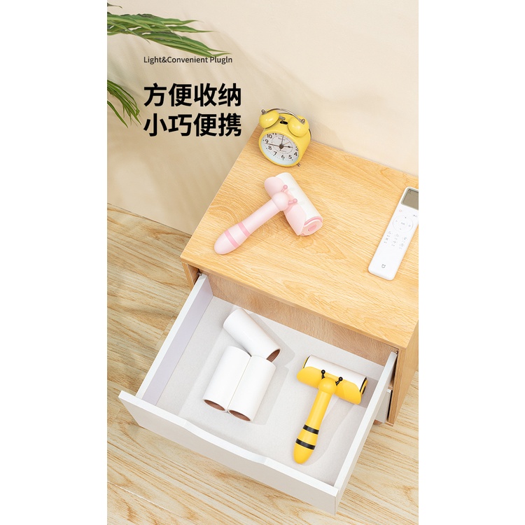 Cây Lăn Lông Làm Sạch Giường Chiếu Quần Áo Có Lõi Thay Cuộn Dày 60 Miếng