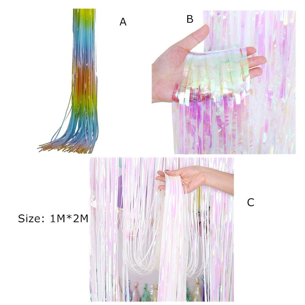 Rèm Phông Nền Trang Trí Bữa Tiệc Bằng Lá Kim Loại Màu Gradient