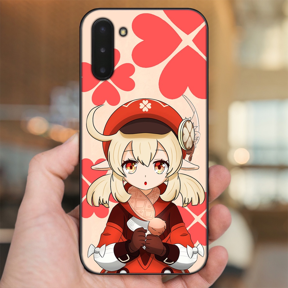 Ốp lưng Samsung Note 10 viền đen in hình Klee Genshin Impact