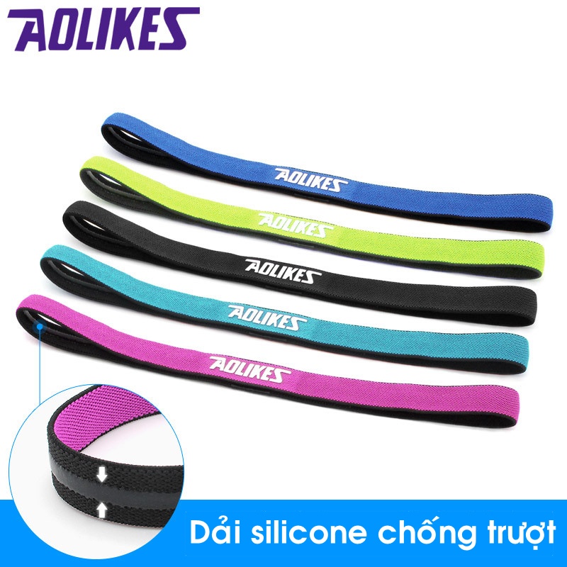 HeadBand  AOLIKES HB/11, Băng Đô Thể Thao Nam Nữ Thấm Mồ Hôi Tập Gym Bóng Chuyền Bóng Rổ Tennis Cầu lông Chạy Bộ Bóng Đá