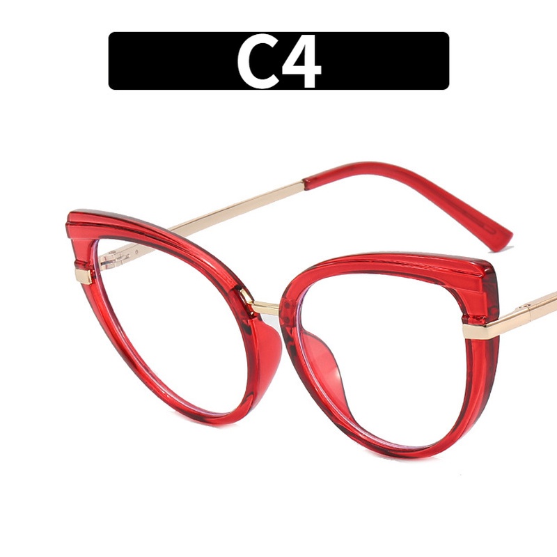 Kính Mát Hình Mắt Mèo Chống Ánh Sáng Xanh TR90 Thời Trang Cho Nữ