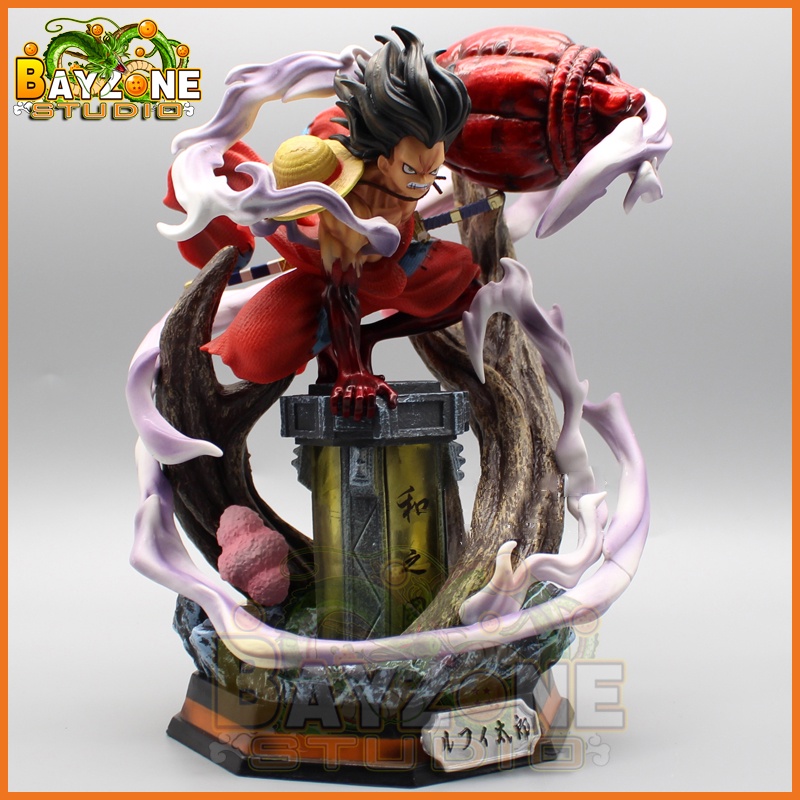 Mô hình luffy snakeman gear 4  phiên bản mini hàng đẹp siêu nét