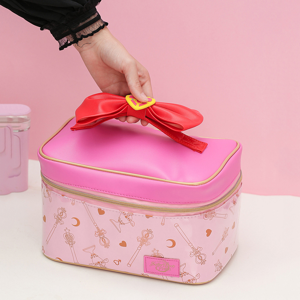 [Hàng mới về] Túi đựng mỹ phẩm họa tiết Sailor moon nhiều màu sắc đa năng