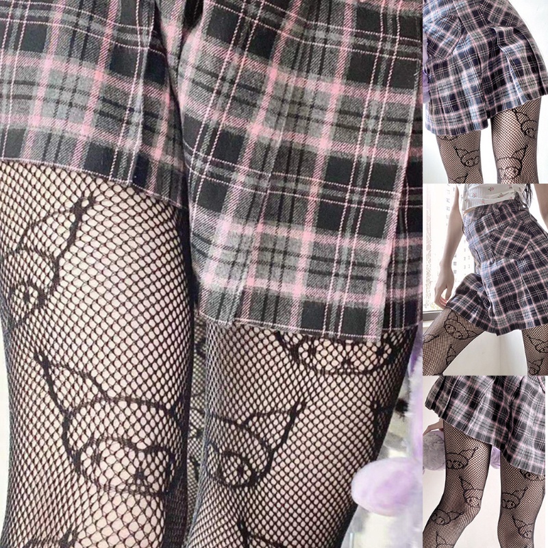 Quần Tất Lưới Xuyên Thấu Phong Cách Lolita Cổ Điển Dành Cho Nữ