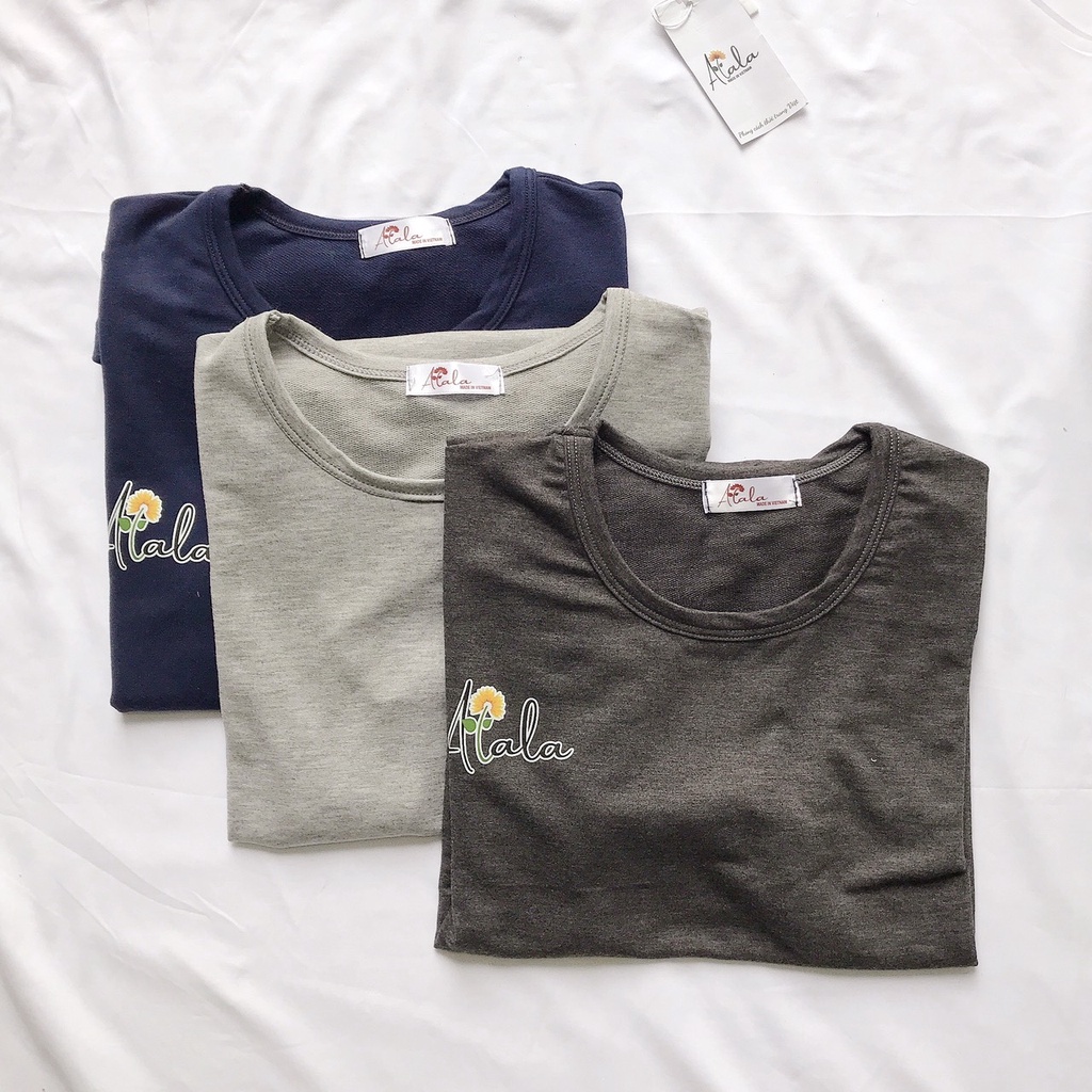 Bộ quần áo nữ mùa hè Cotton tông màu tối Bộ đùi mặc nhà nữ mùa hè ALALA