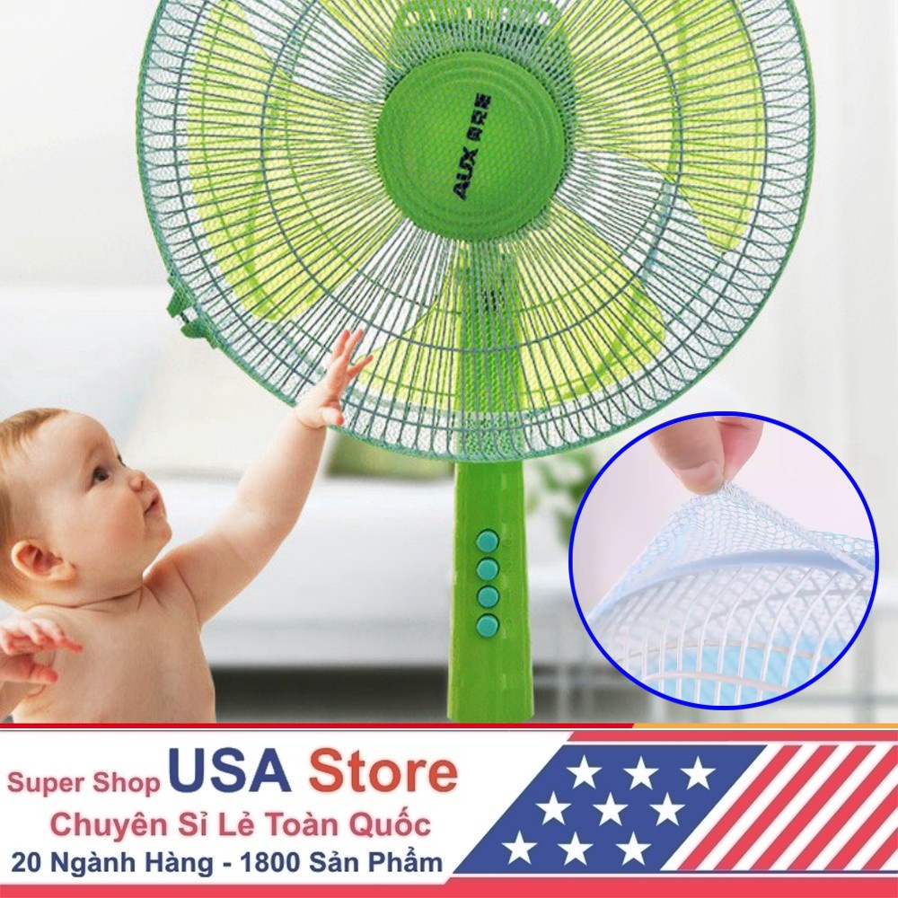 Lưới Phủ Trùm Bọc Quạt - Chống Thò Tay An Toàn Cho Bé - Sạch Sẽ Kiểu 1