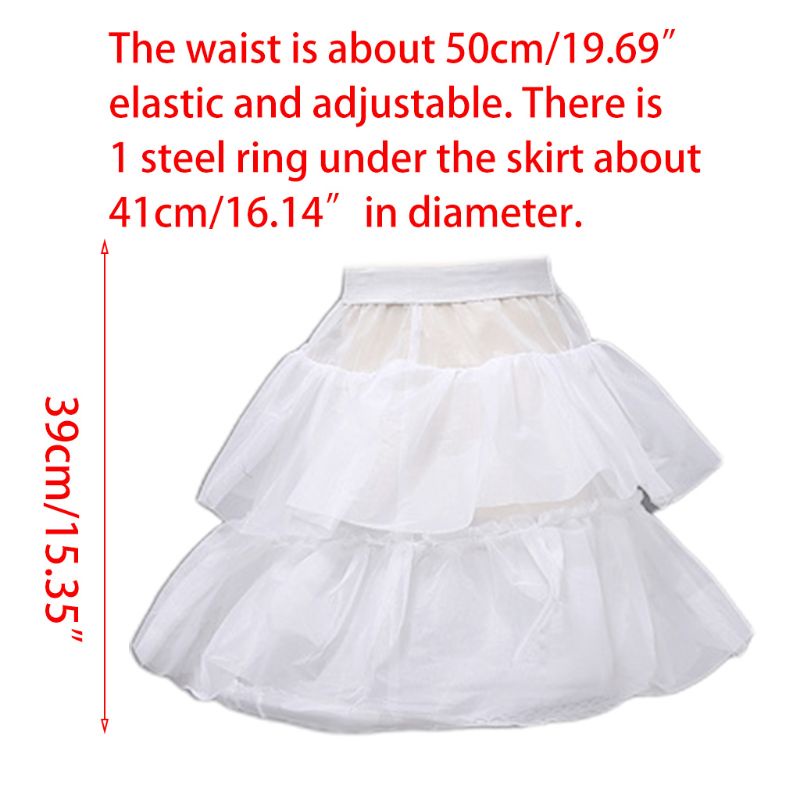 Chân Váy Tầng Họa Tiết Hoa Xinh Xắn Cho Bé Gái