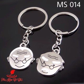 Móc Khóa Cặp Đôi Ông Bà Già cho Tình nhân- MS014