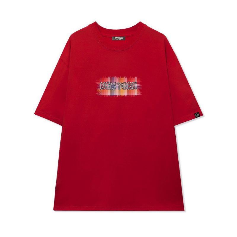 Áo thun tay lỡCó sizeFull màu unisex New york