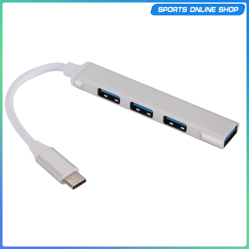 Bộ Chia 4 Cổng Usb 3.0 Vỏ Nhôm Cho Laptop Notebook | BigBuy360 - bigbuy360.vn