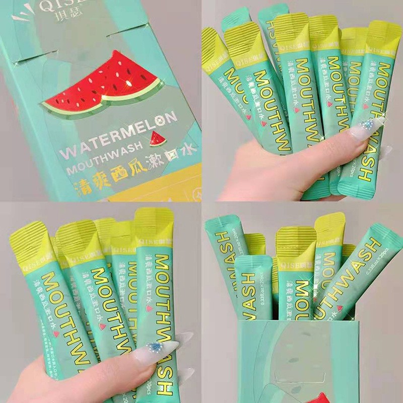 [Hàng mới về] Xịt thơm miệng thảo dưa hấu QISE 10ml