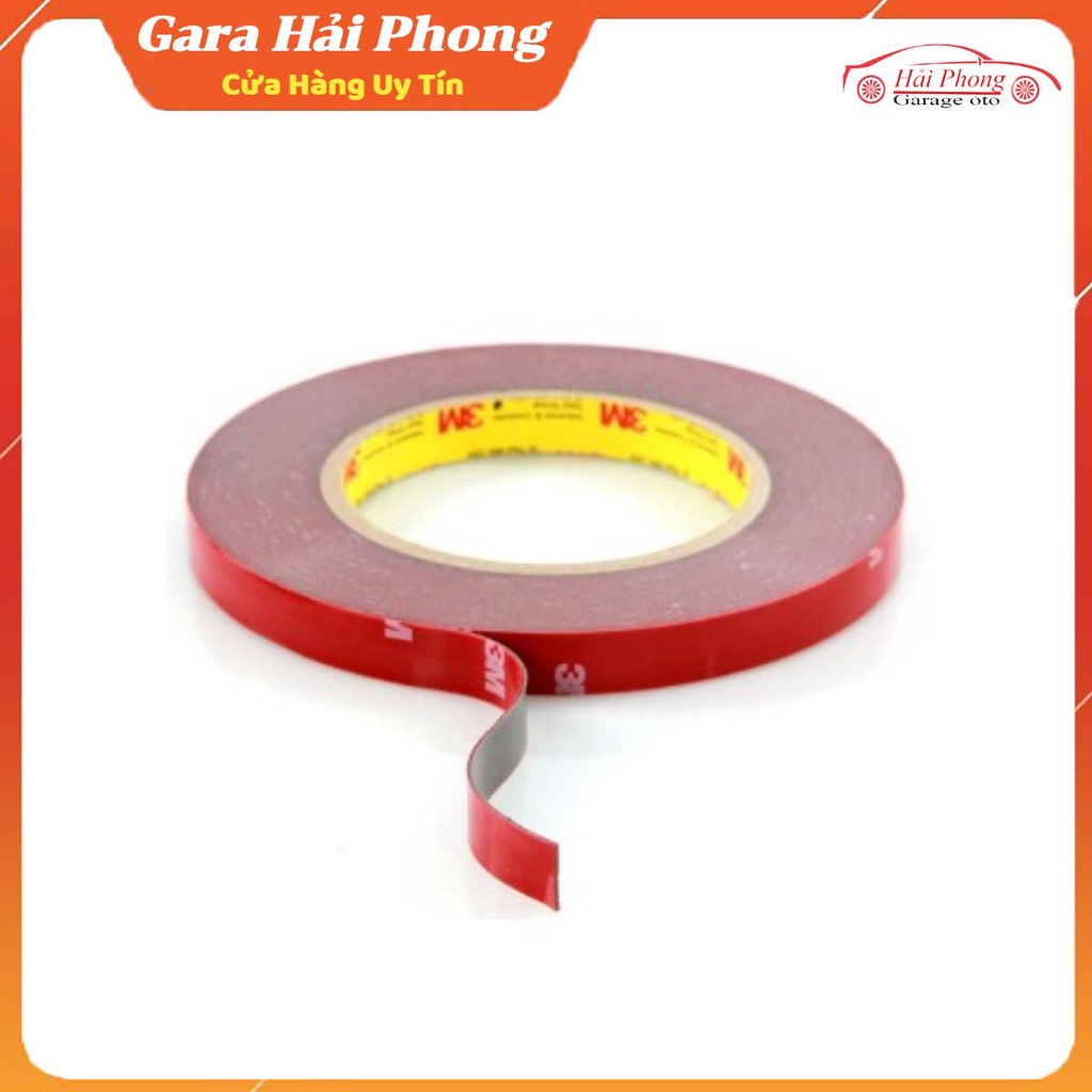 Cuộn băng dính dài 3 mét chính hãng 3M - Băng keo cường lực siêu dính cách nhiệt, chống nước trên mọi chất liệu