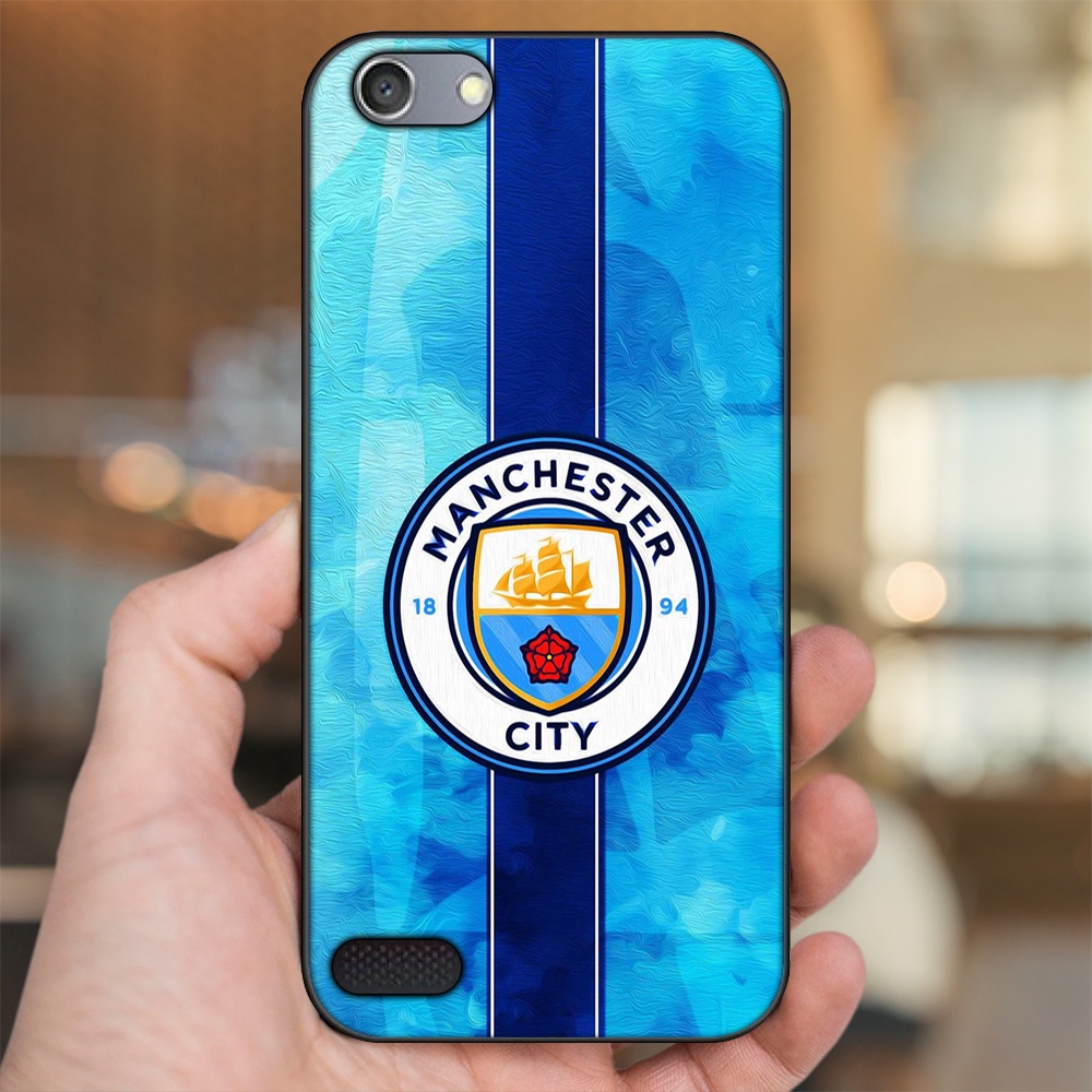 Ốp lưng Oppo A33 Neo 7 viền đen in hình Manchester City MC