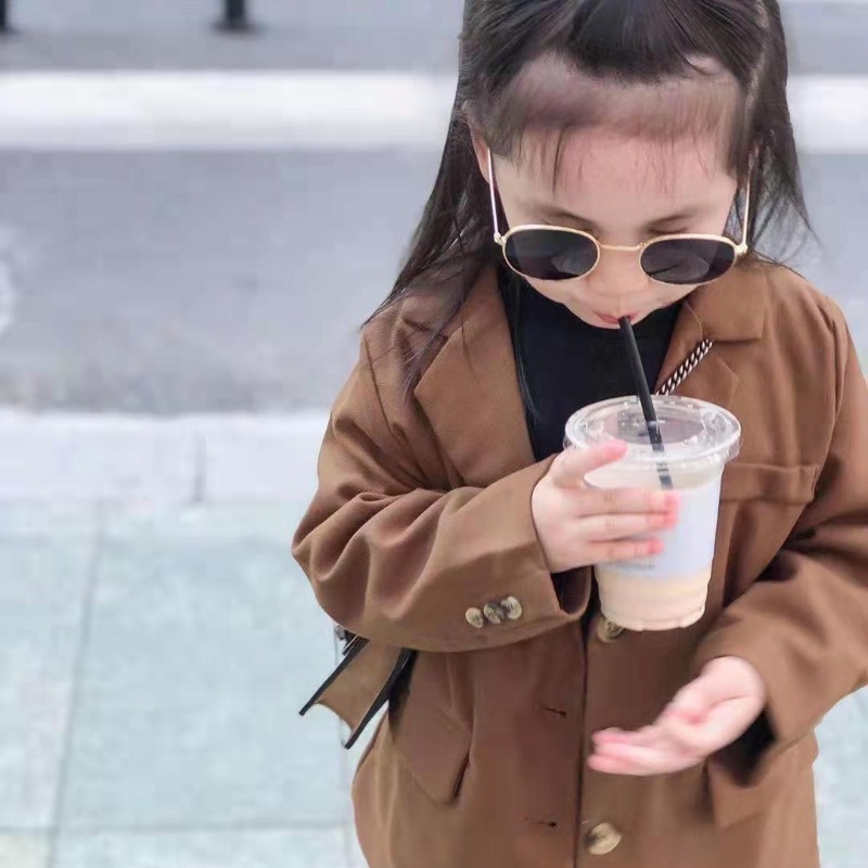 Áo Khoác Vest Phong Cách Phương Tây Thời Trang Xuân Thu Mới 2022 Dành Cho Bé Gái