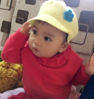 Mũ len kết cho bé yêu