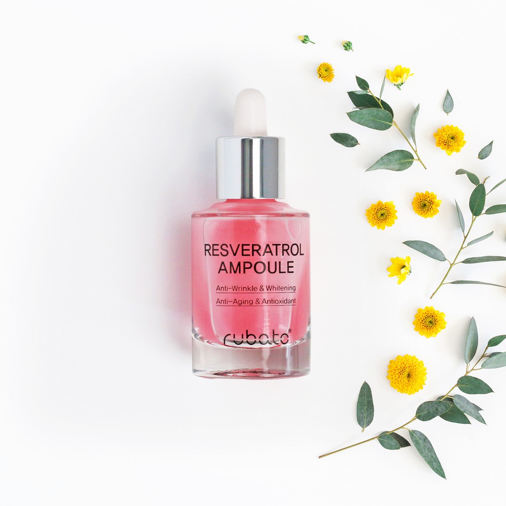 Serum Chống Lão Hoá Rubato Resveratrol Ampoule, Tinh Chất Collagen Tăng Cường Độ Ẩm Cho Cho Da Thương Hiệu Hàn Quốc