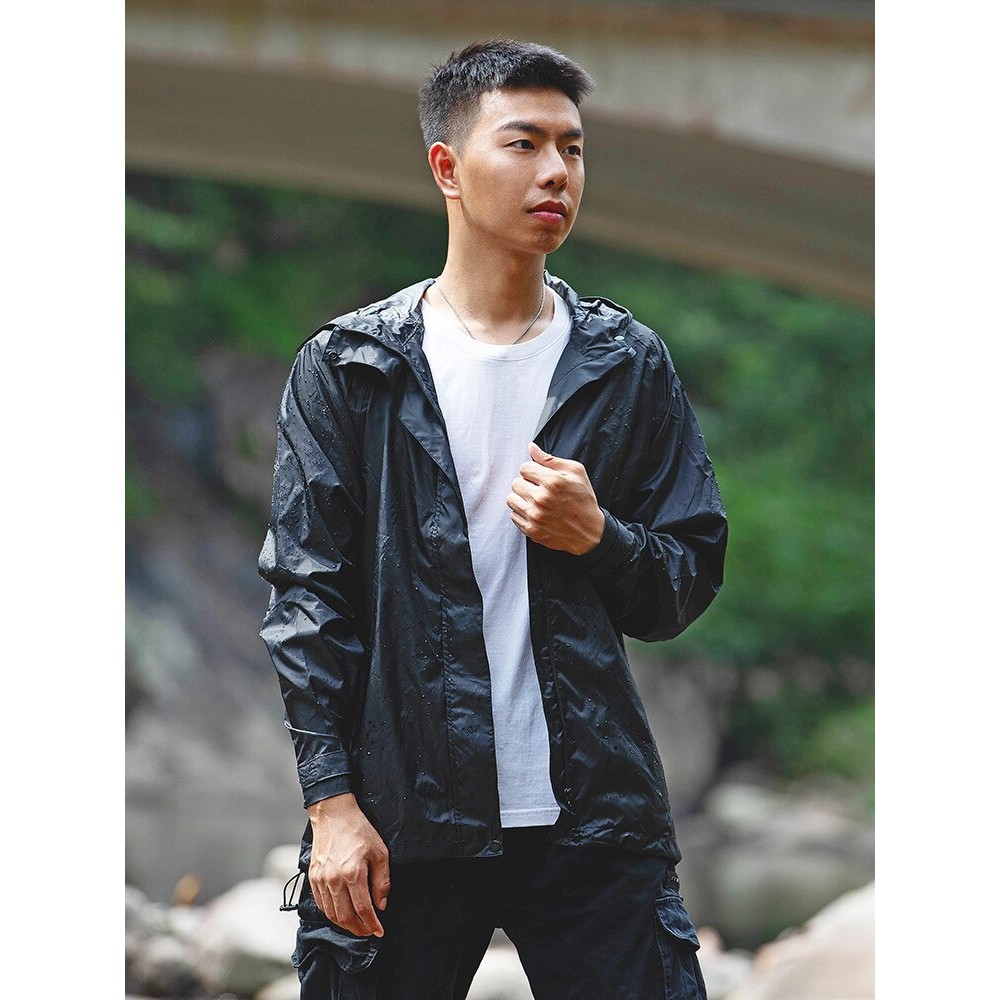 Áo Mưa Nam ROCKBROS Thoải Mái , Thoáng Mát, Phản Quang , Có Mũ Trùm Đầu Thuận Tiện Đạp Xe Trong Điều Kiện Trời Mưa